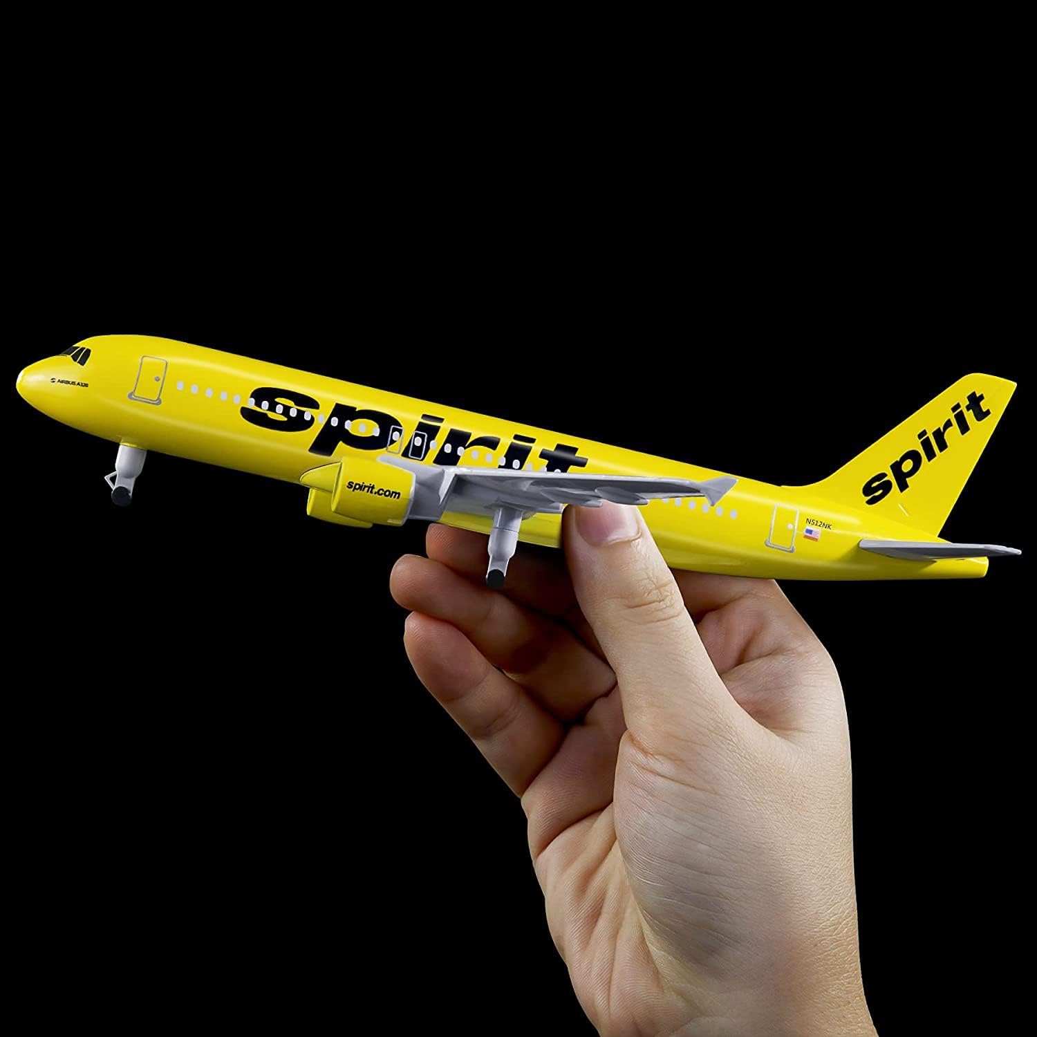 Science Exhibition Models - 20CMスケール 飛行機合金 アメリカンスピリット A320 飛行機模型 航空模型