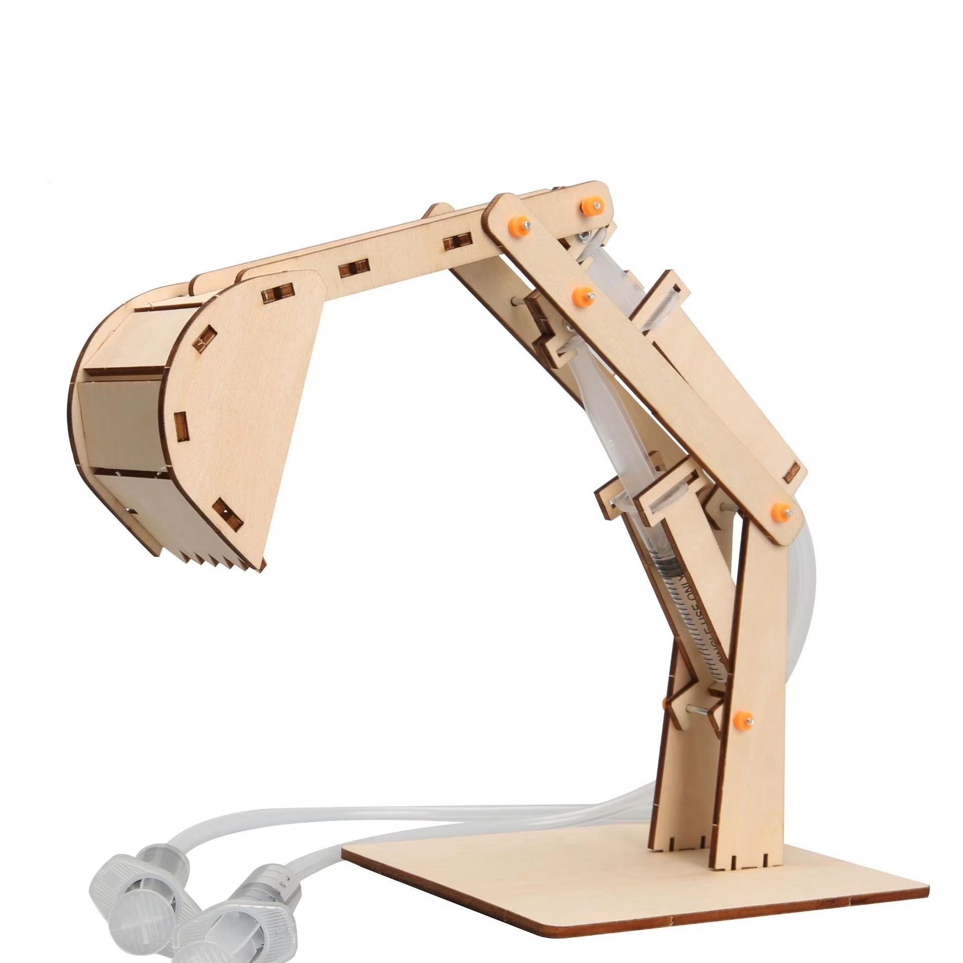 Hobby Is Science - 楽しいSTEM DIY科学キット 木製油圧ショベルモデル 手作り工作 科学実験 物理学工作