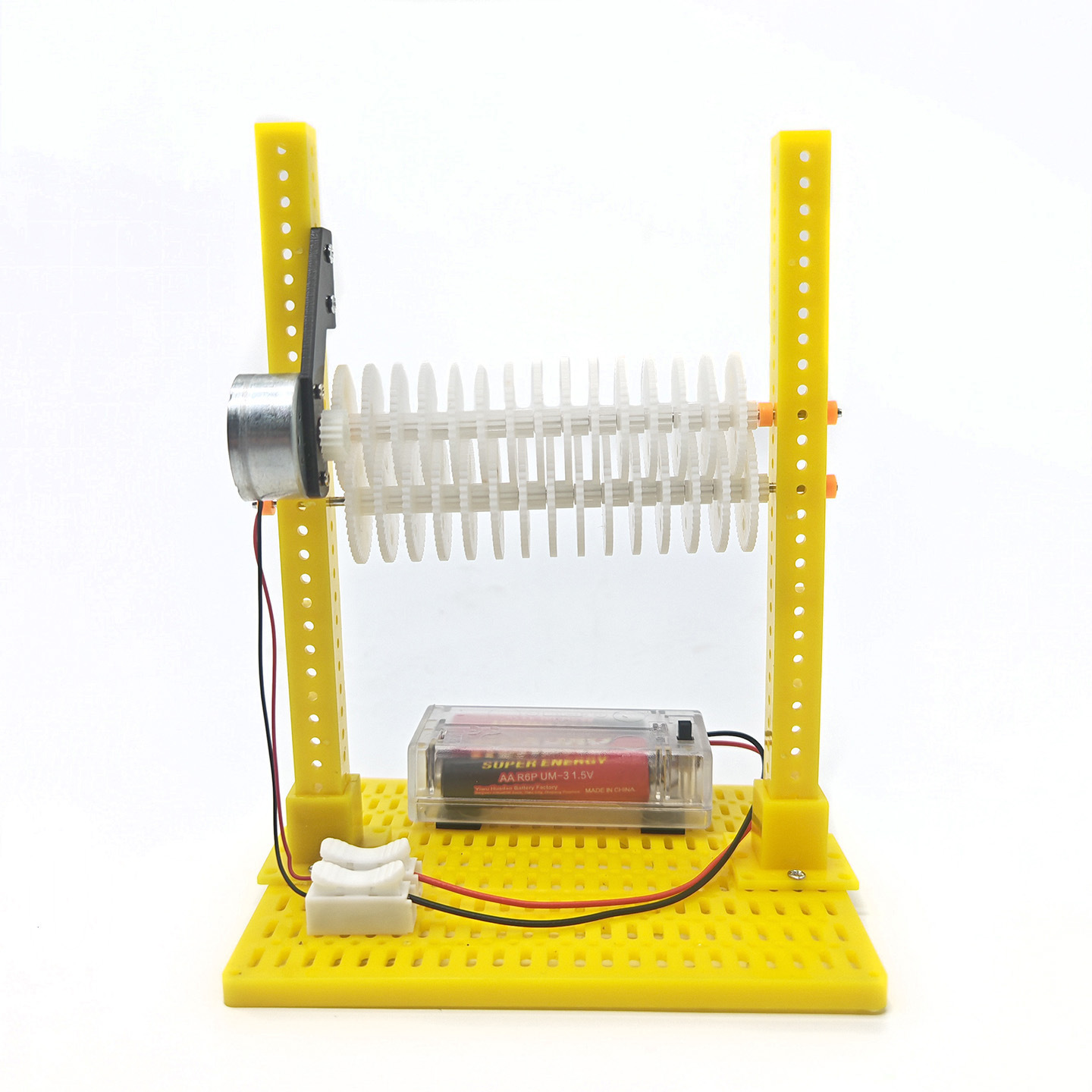 Science Kit - キッズパズルギアーズ No. 科学技術DIY STEM手作りプロジェクト組み立て玩具創造的な科学実験材料キット