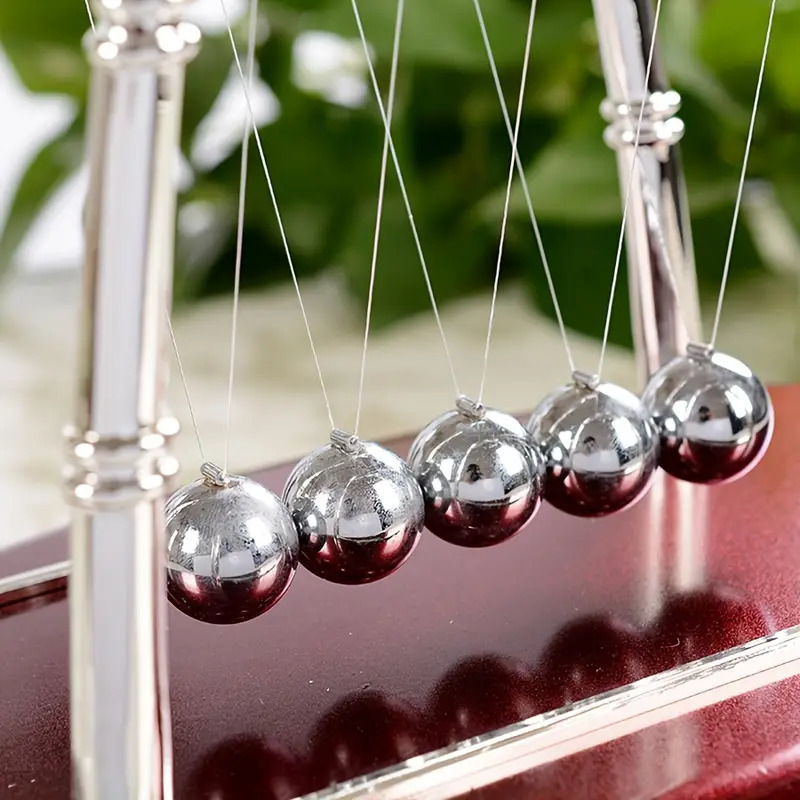 ニュートンクレードルバランススチールボール永久運動衝突ボール - Newton Cradle Large のレビューと価格