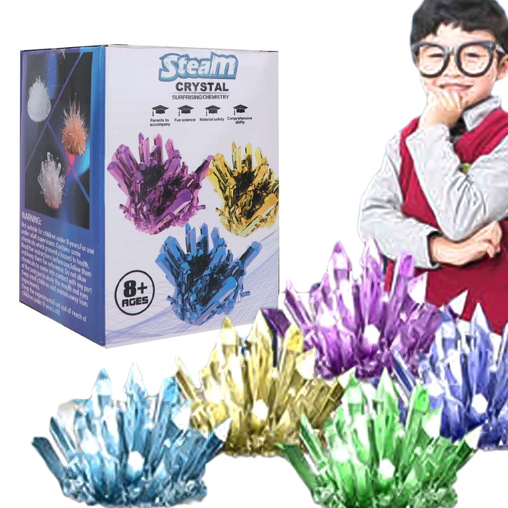 クリスタルを育てる クリスタル育成科学キット カラフルなクリ - Crystal Growing Kit のレビューと価格