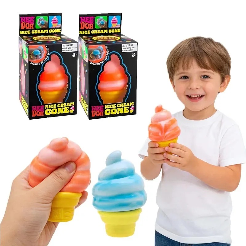 新しいシリンニードオーアイスクリーム感覚玩具、握ってストレス - Crystal Growing Kit のレビューと価格