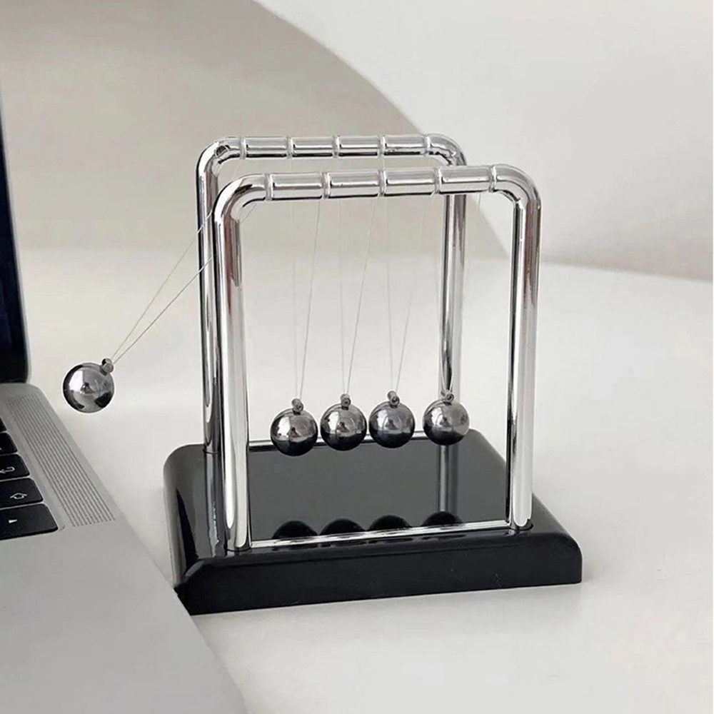 1PC スイング磁気ボール永久運動デスクおもちゃ物理科学デス - Newton Cradle Large のレビューと価格