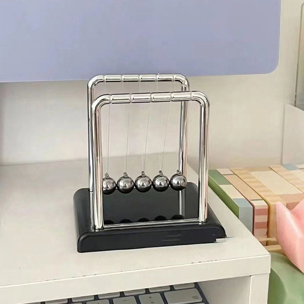 1PC スイング磁気ボール永久運動デスクおもちゃ物理科学デス - Newton Cradle Large のレビューと価格