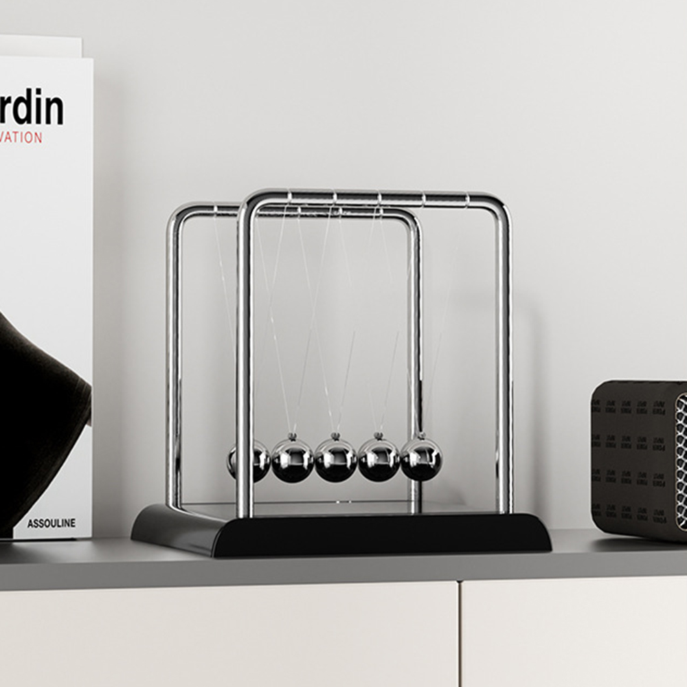 1PC スイング磁気ボール永久運動デスクおもちゃ物理科学デス - Newton Cradle Large のレビューと価格