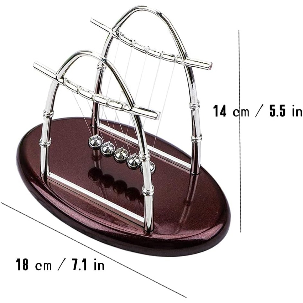 ニュートンゆりかごバランス鋼球永久運動衝突ボール学校教育物理 - Newton Cradle Large のレビューと価格