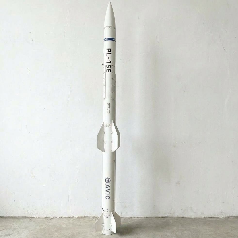 3Dプリントされた中国製PL-15E空対空ミサイルモデル、分 - Science Exhibition Models のレビューと価格