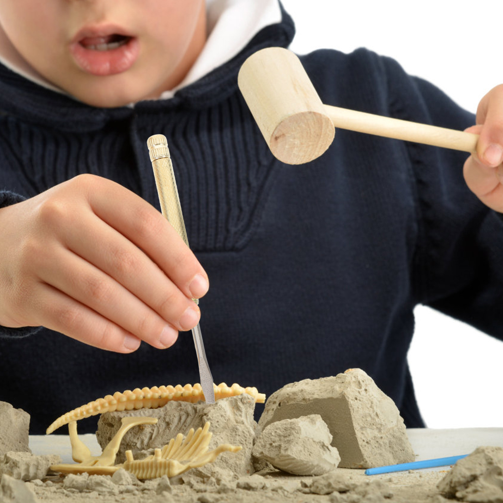 子供用発掘ツールセット 1セット 丈夫なABS金属製 木製掘 - Science Kit のレビューと価格