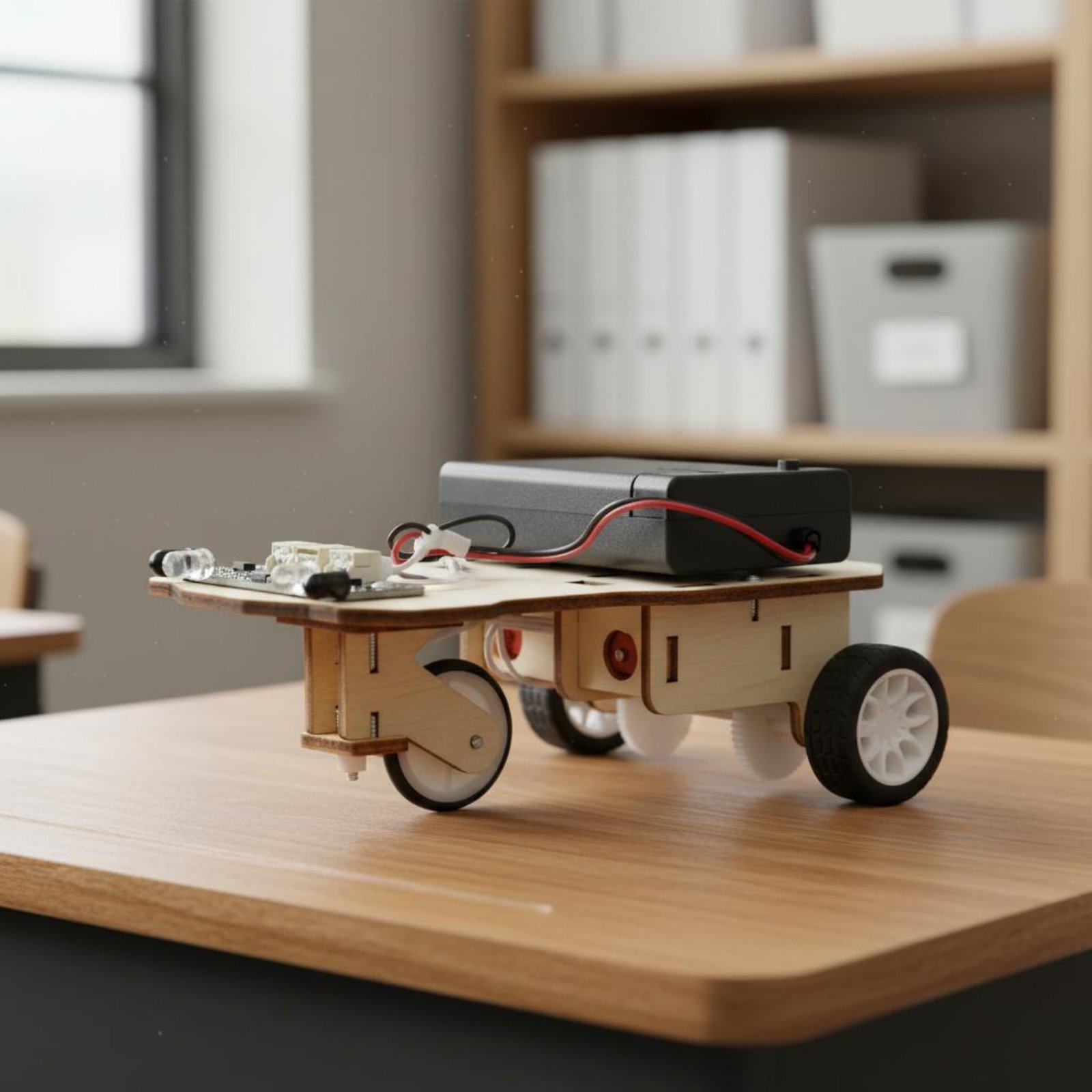 木製知能車両キット 科学技術教育 DIY追従型車両キット ロ - Science Kit のレビューと価格