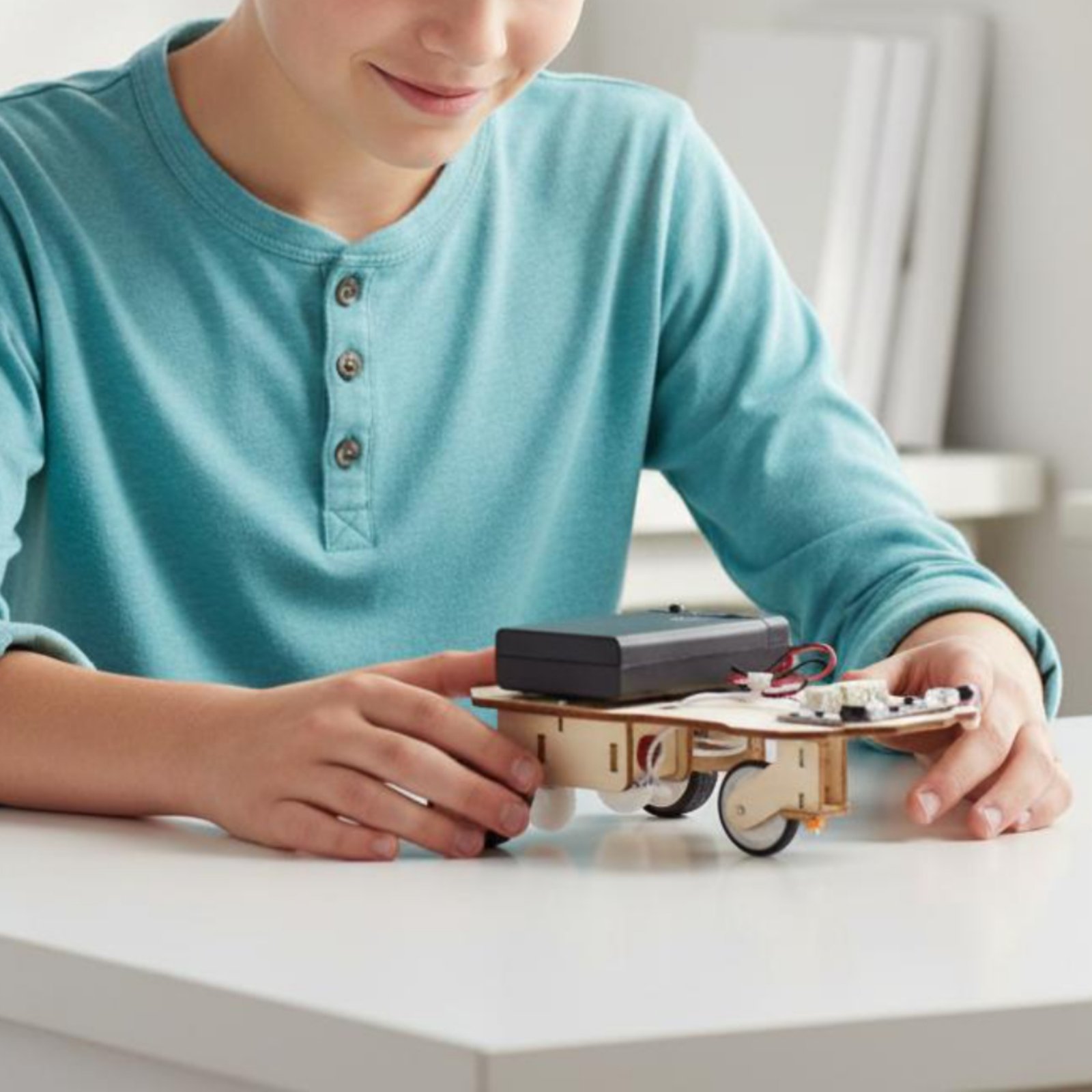 木製知能車両キット 科学技術教育 DIY追従型車両キット ロ - Science Kit のレビューと価格